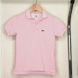 Boys Light Pink Lacoste for J Crew Polo